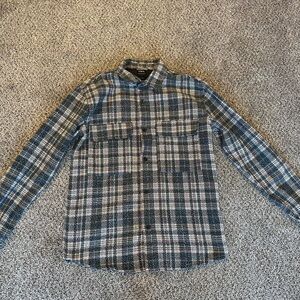 Zara Men's Blue Plaid Shirt